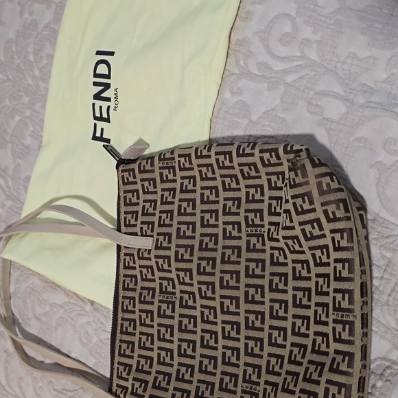 Fendi Zucca mini handbag .does have wear signs and new strap but great condition - Picture 1 of 8